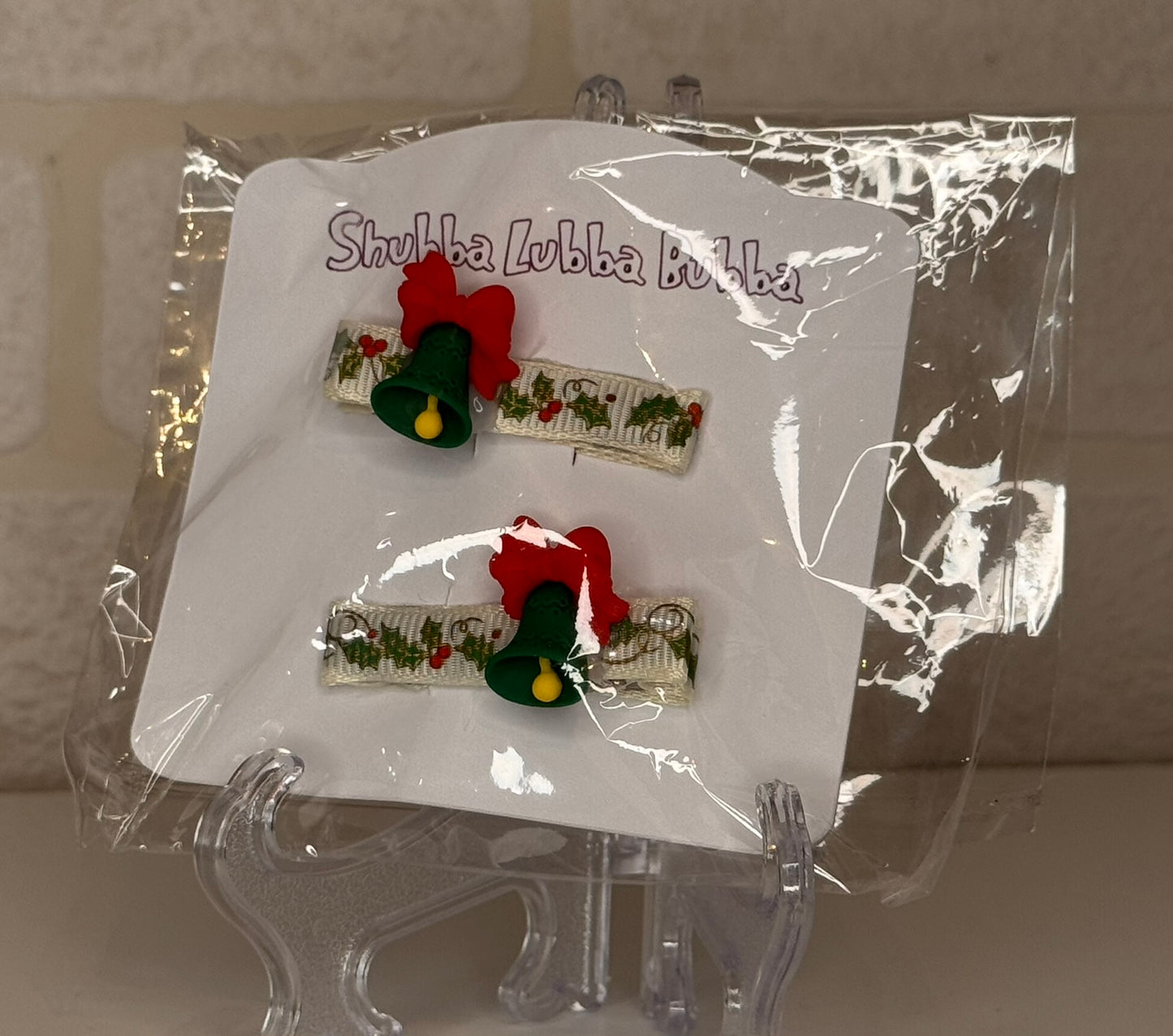 Christmas hair clips