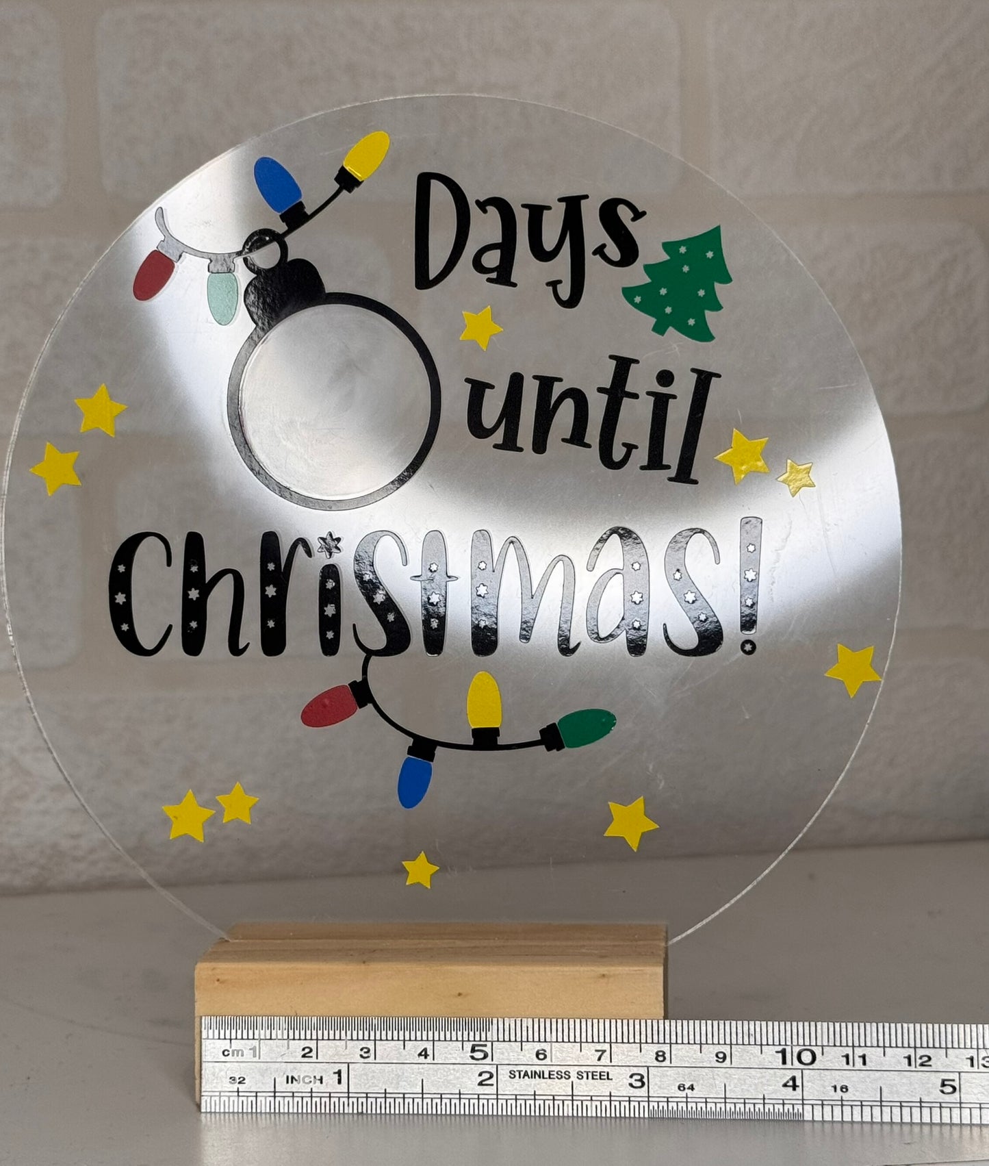 Christmas countdown signs