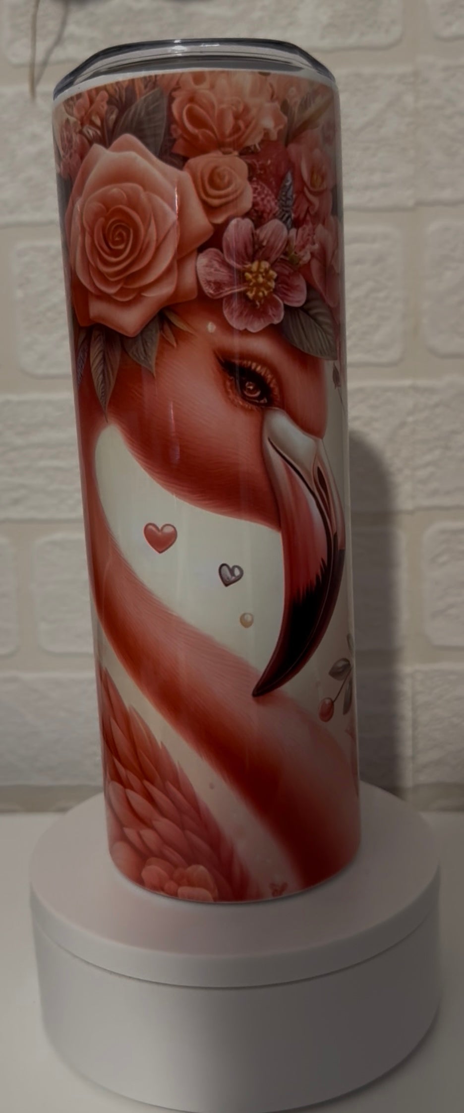 metal tumbler with straw