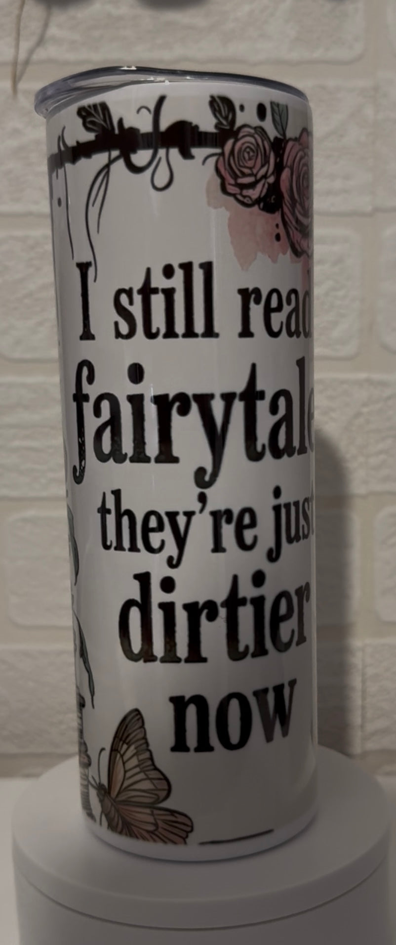 metal tumbler with straw