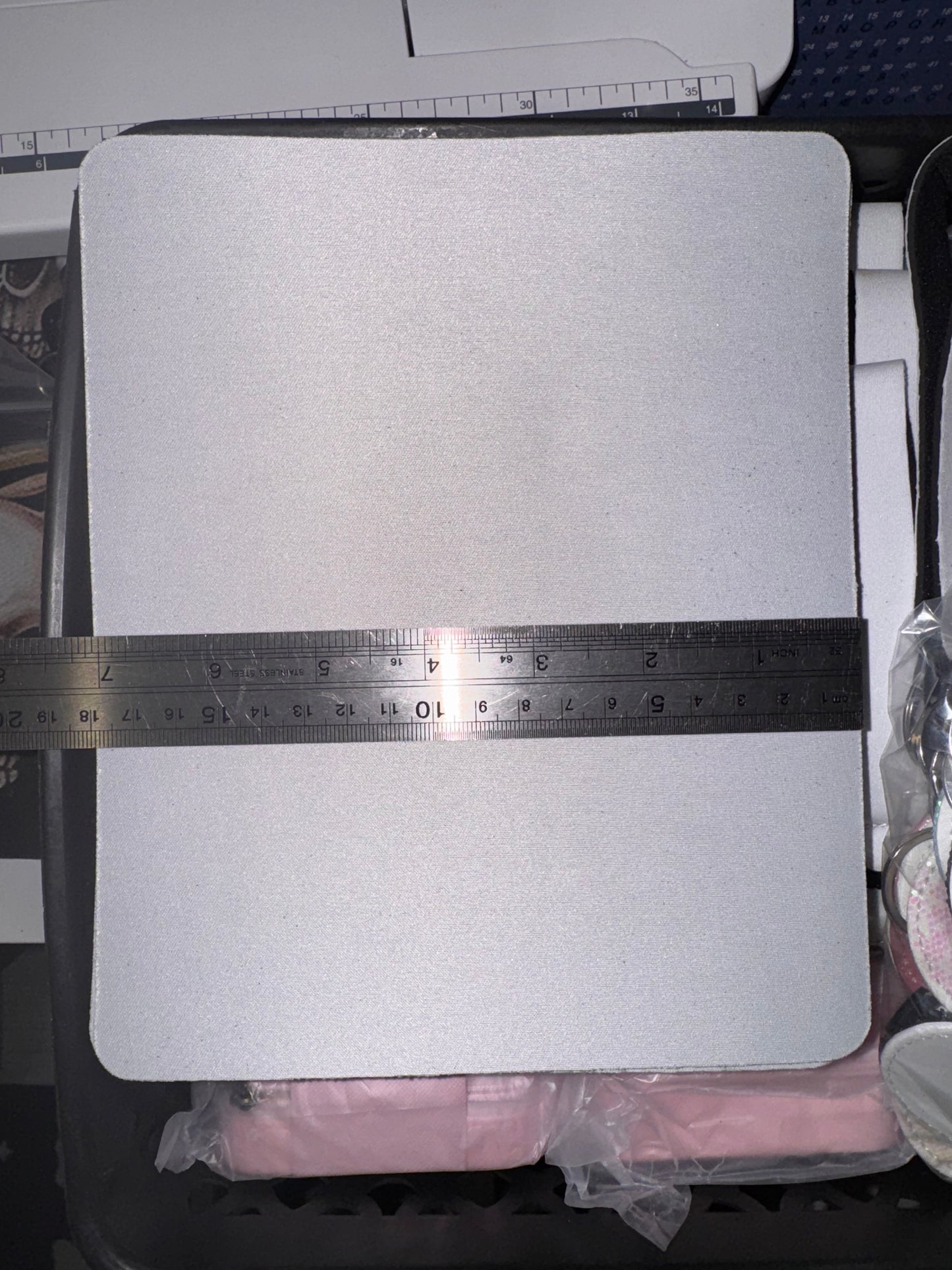 Personalisable mouse mat