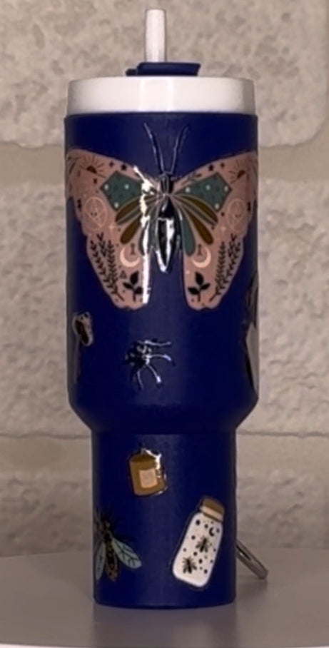 Mini tumbler storage keyring