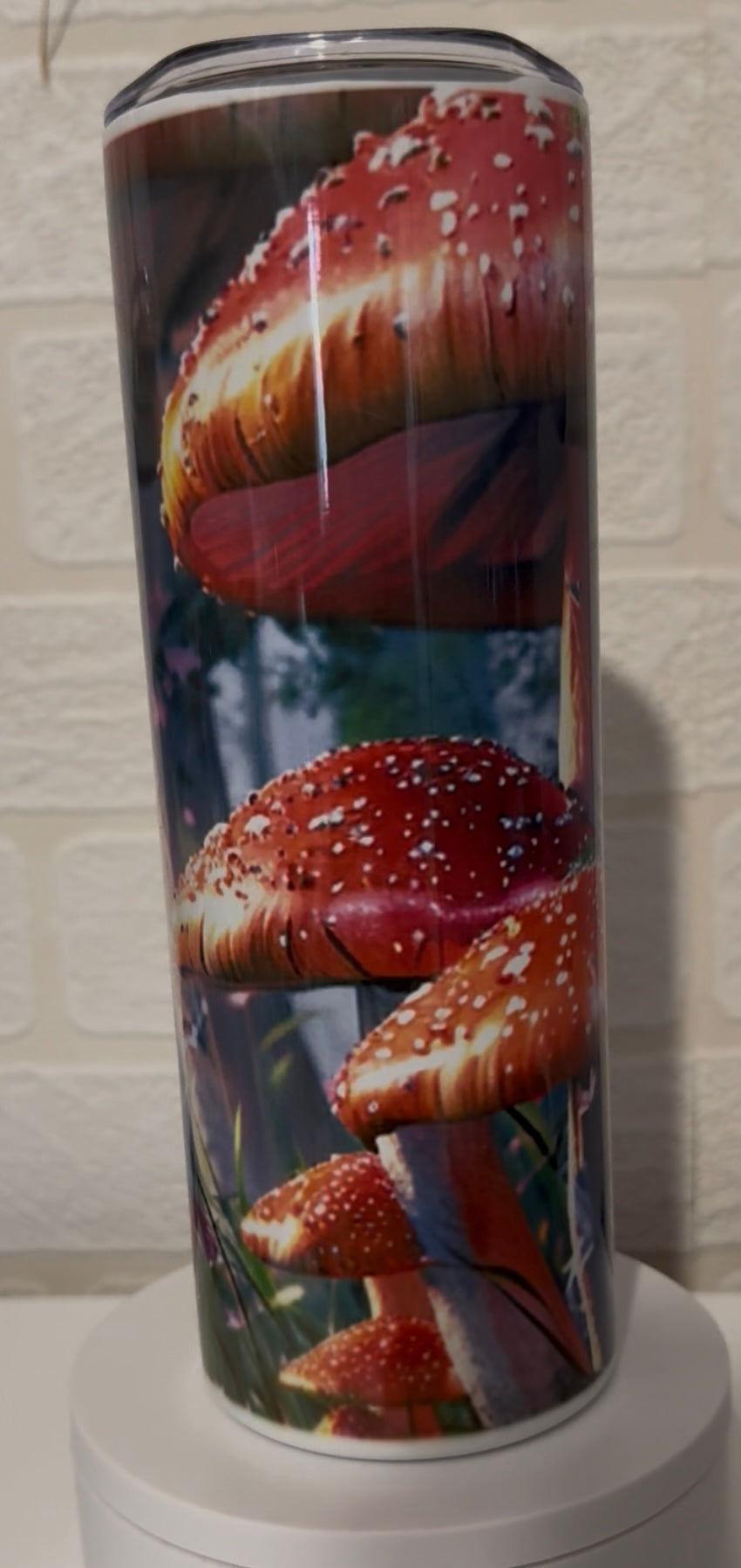 metal tumbler with straw