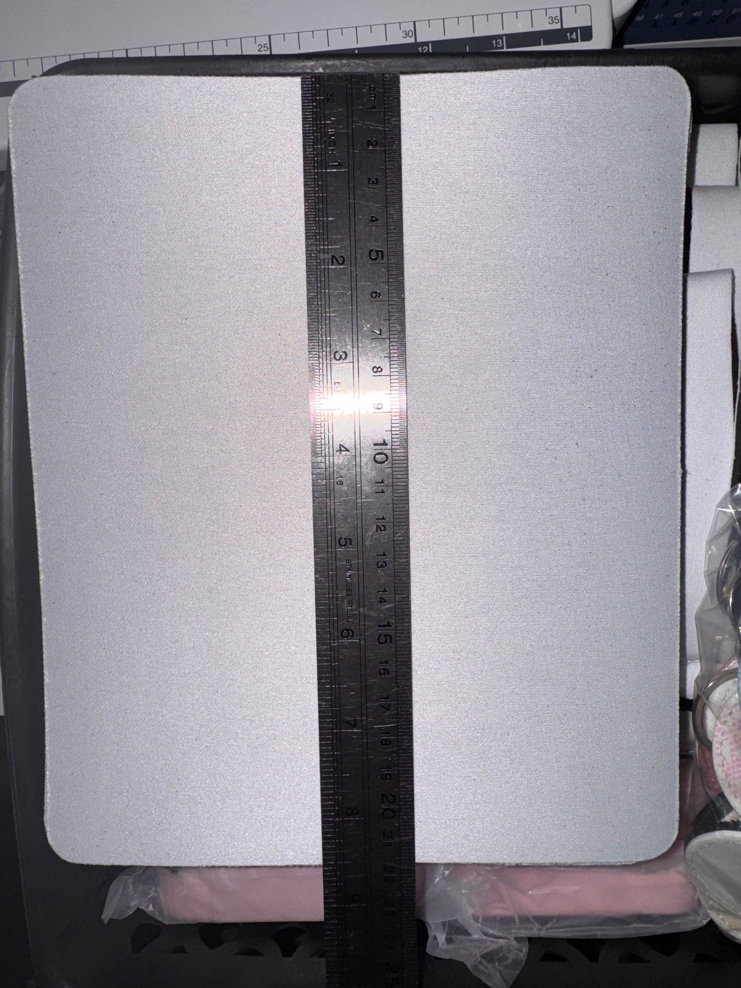 Personalisable mouse mat