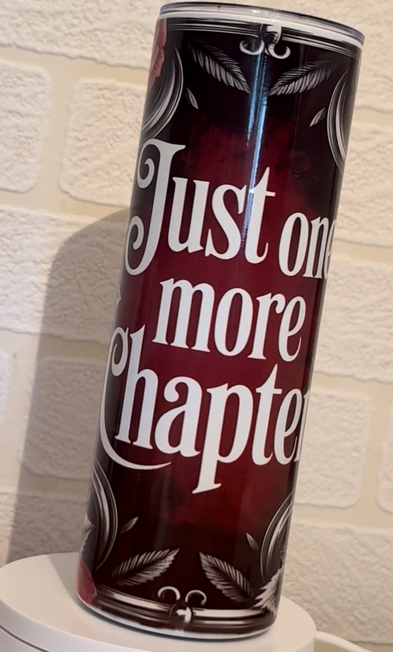 metal tumbler with straw