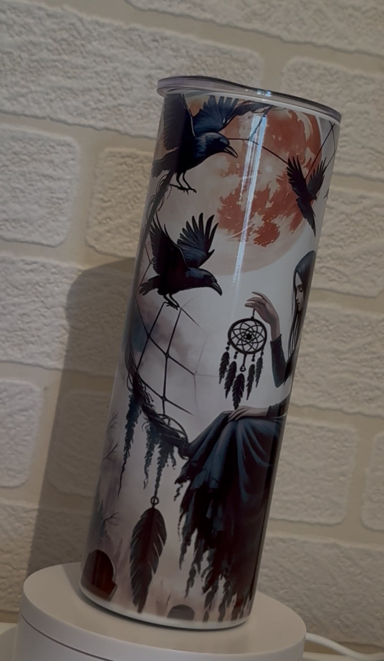 metal tumbler with straw