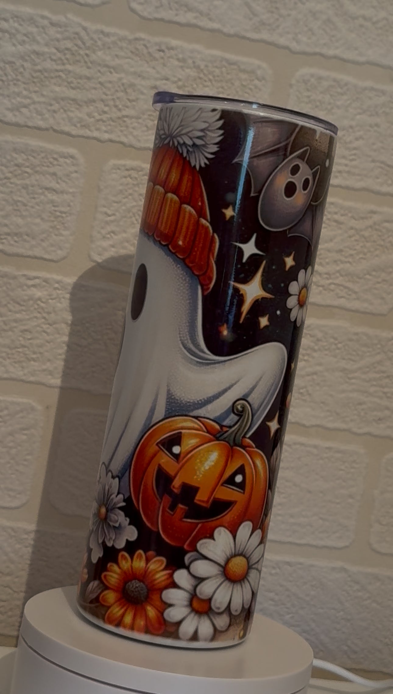 metal tumbler with straw