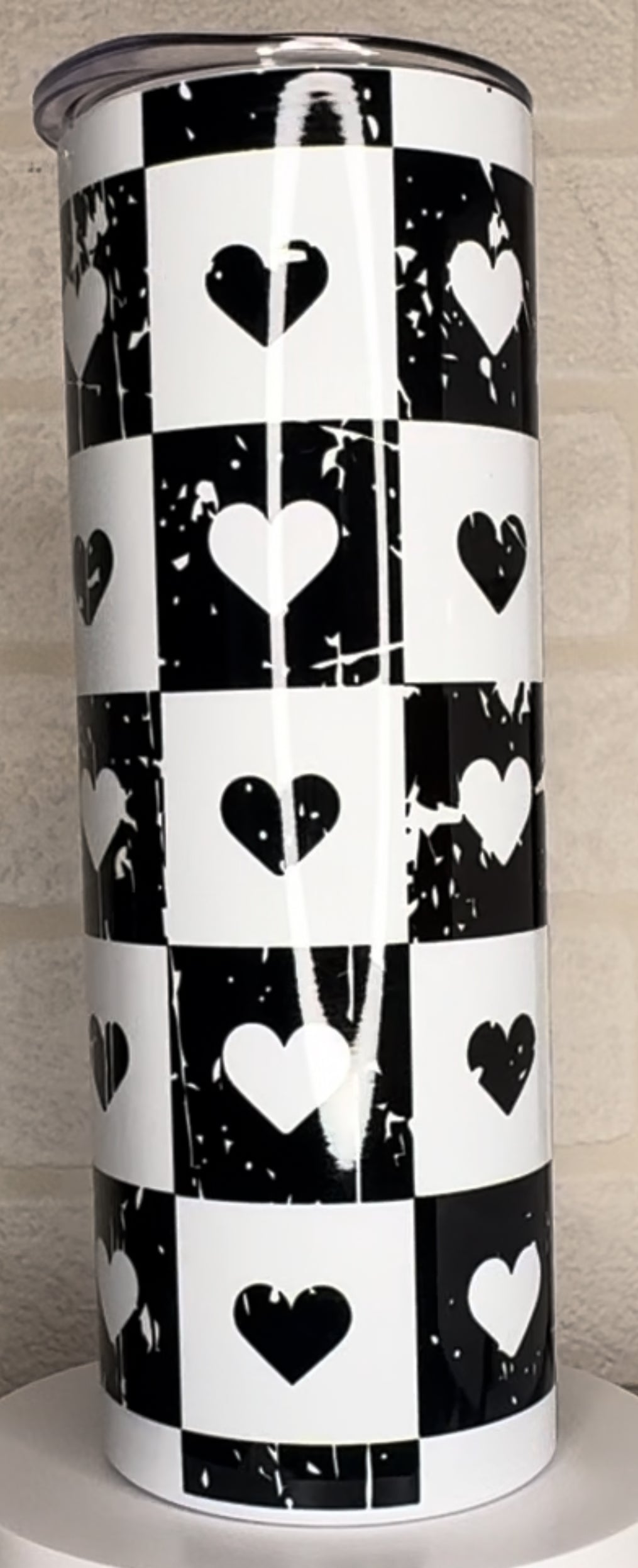 Checkerboard hearts