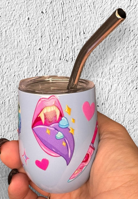 Mini tumbler and straw