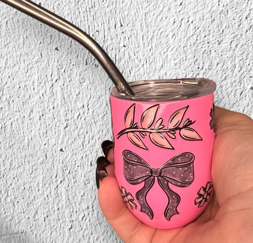 Mini tumbler and straw