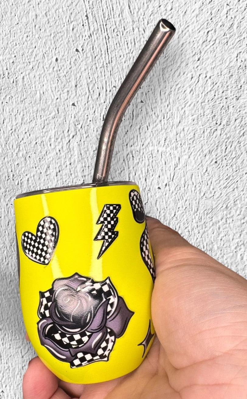 Mini tumbler and straw