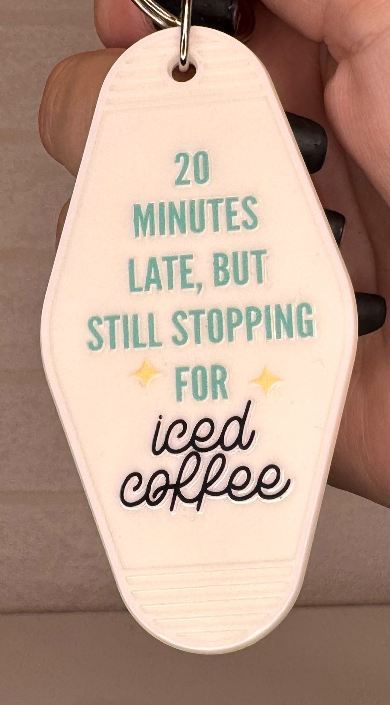 coffee motel keyrings