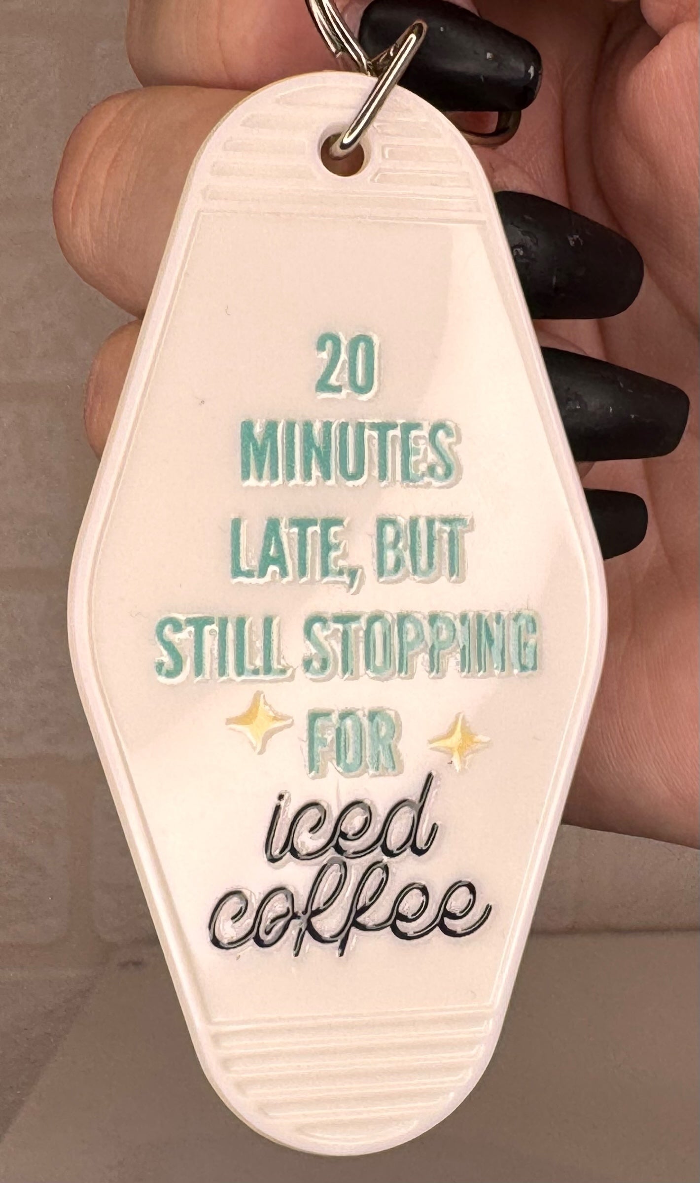 coffee motel keyrings