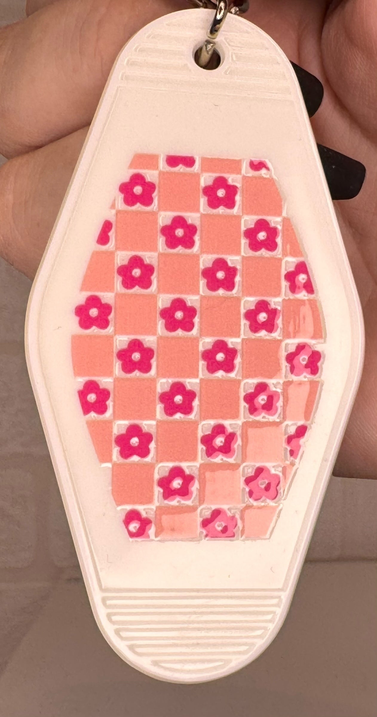 Plant themed Motel keyring