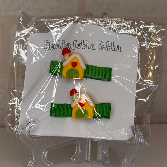 Christmas hair clips