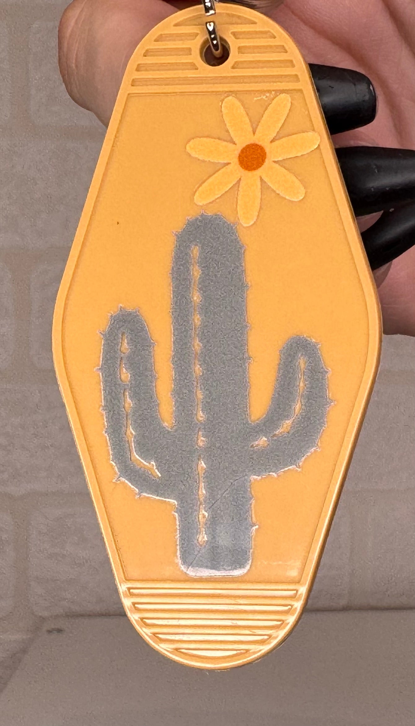 Plant themed Motel keyring