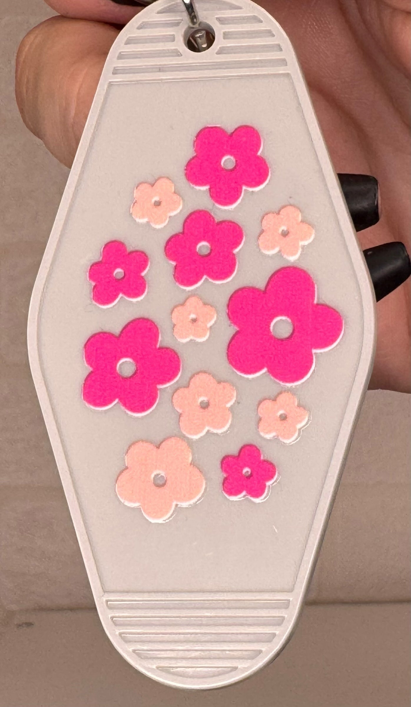 Plant themed Motel keyring