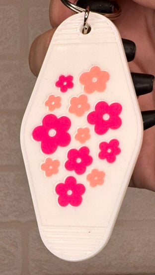 Plant themed Motel keyring