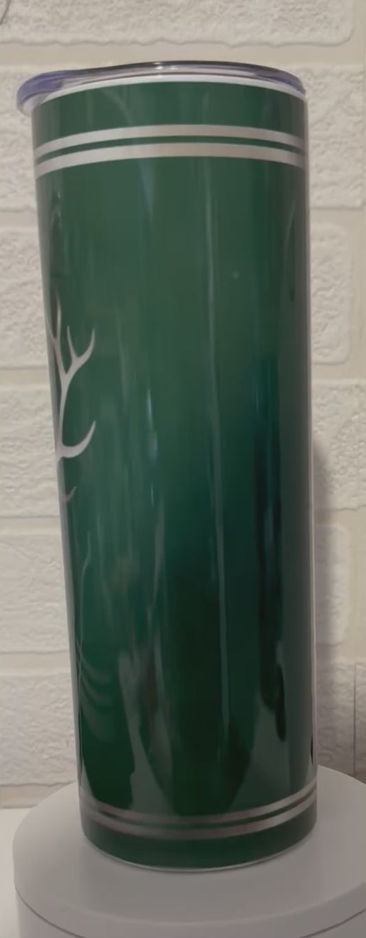 Green stag tumbler